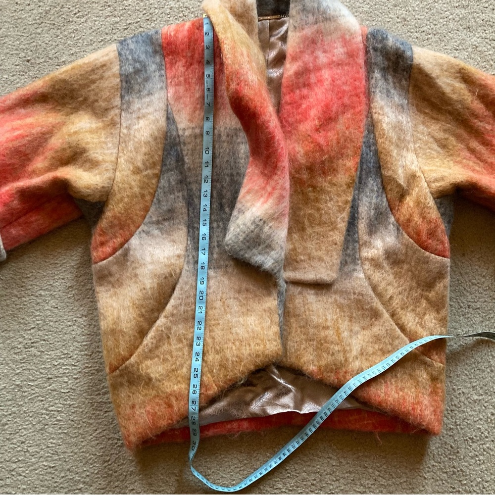 Matthew Williamson Fall 2009 Runway Multicolored Mohair Blend Jacket, UK Sz 6 - Picture 12 of 16